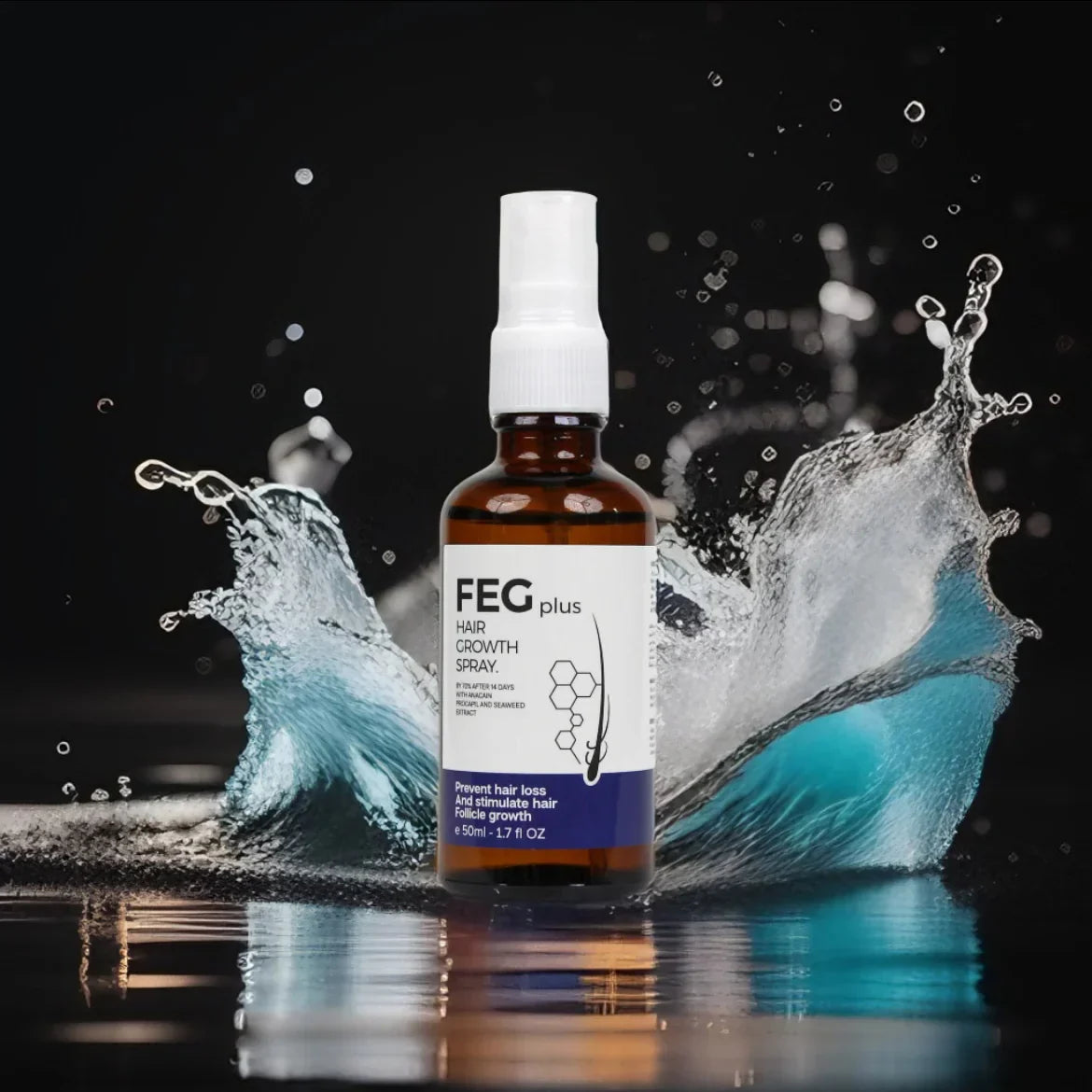 FEG Plus Hair Growth Spray – Regrow Hair Fast & Safely