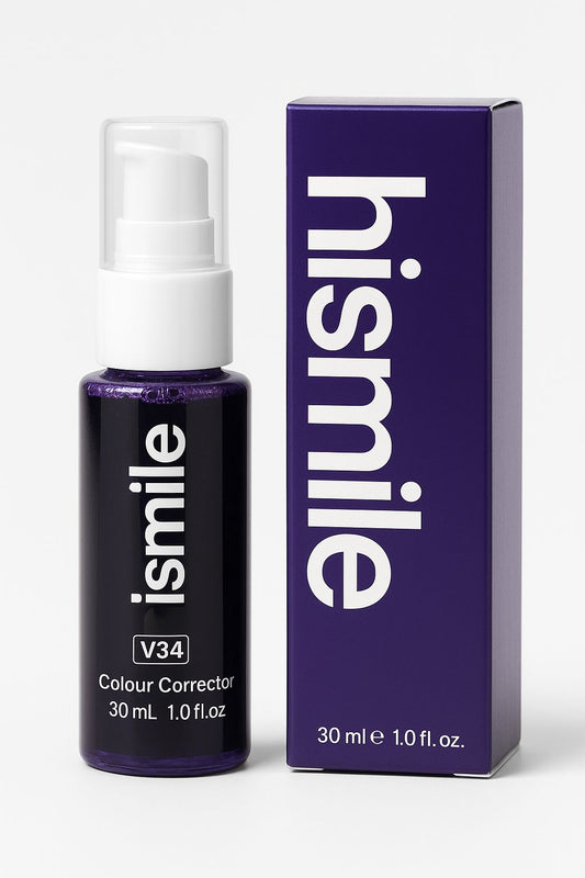 Hismile V34 Colour Corrector – Teeth Whitening Gel (No Bleach, Safe & Fast)